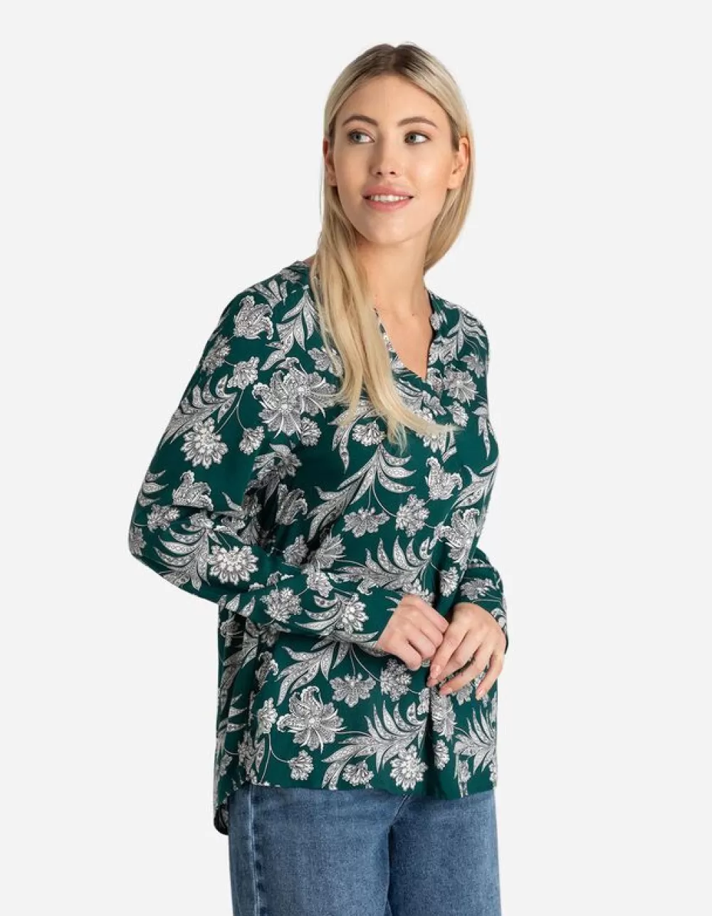 Clearance Ever Me Blouse - Bloemenmotief