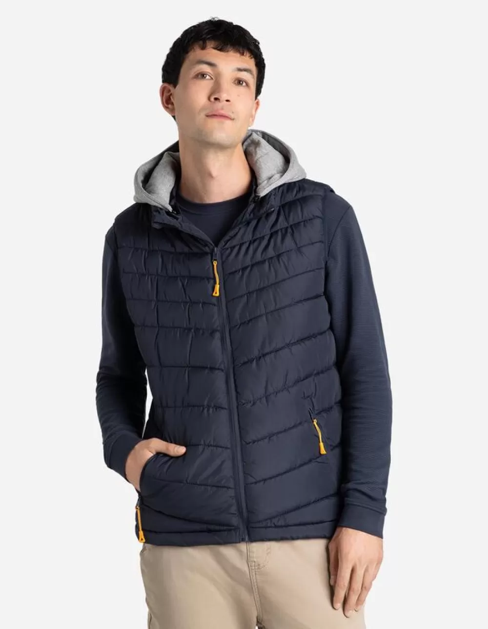 Online Jean Pascale Bodywarmer - Afneembare Capuchon