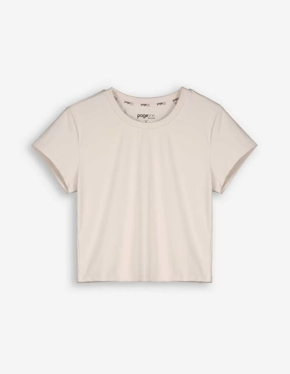 Best Page One Active Cropped Shirt - Zachte Touch