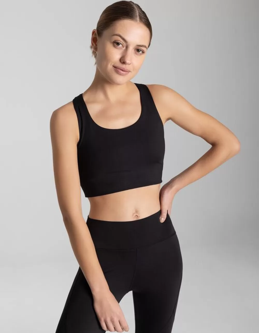 Clearance Page One Active Cropped Top - Zachte Touch