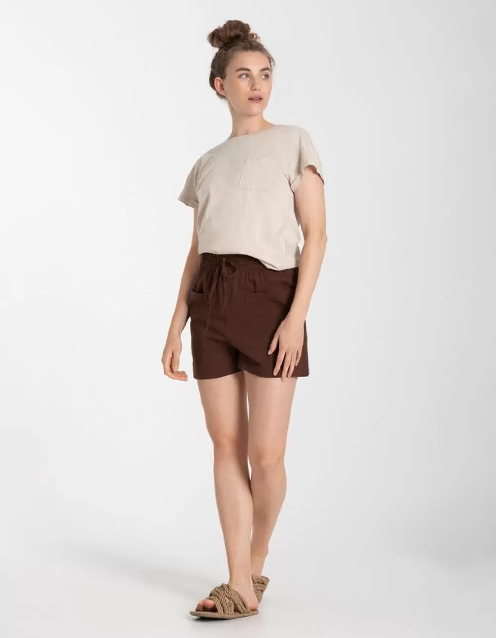 Sale Page One Dames Short - Steekzakken