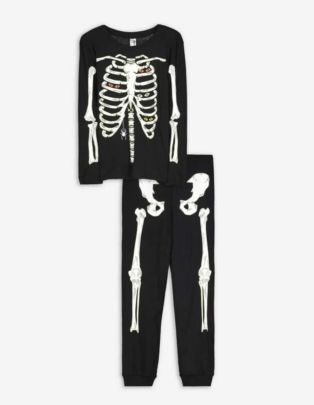 Best Chapter Young Pyjamaset Bestaande Uit Shirt Met Lange Mouwen En Broek - Gloeit In Het Donker