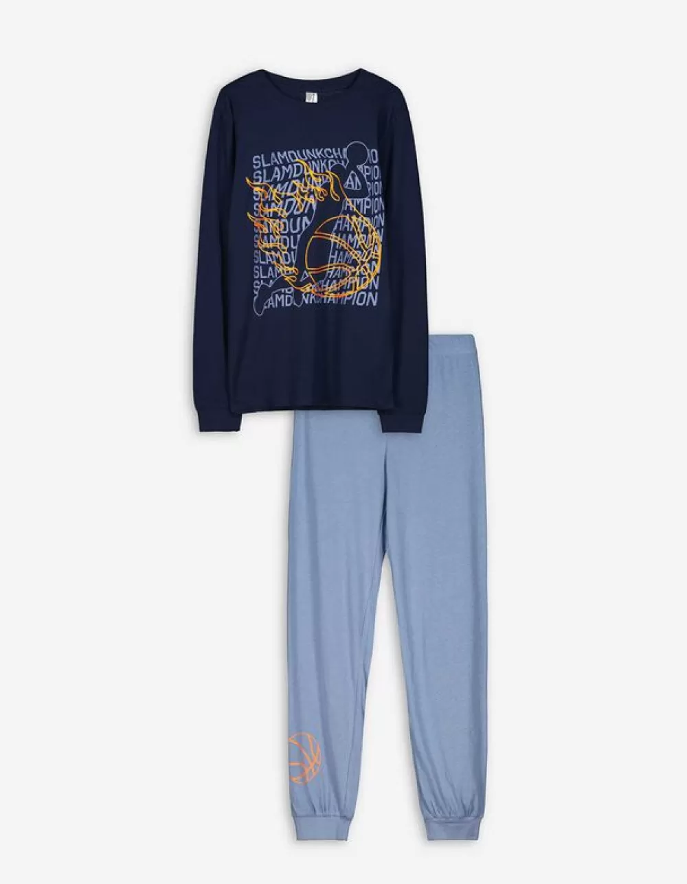 Shop Chapter Young Pyjamaset Bestaande Uit Shirt Met Lange Mouwen En Broek - Print