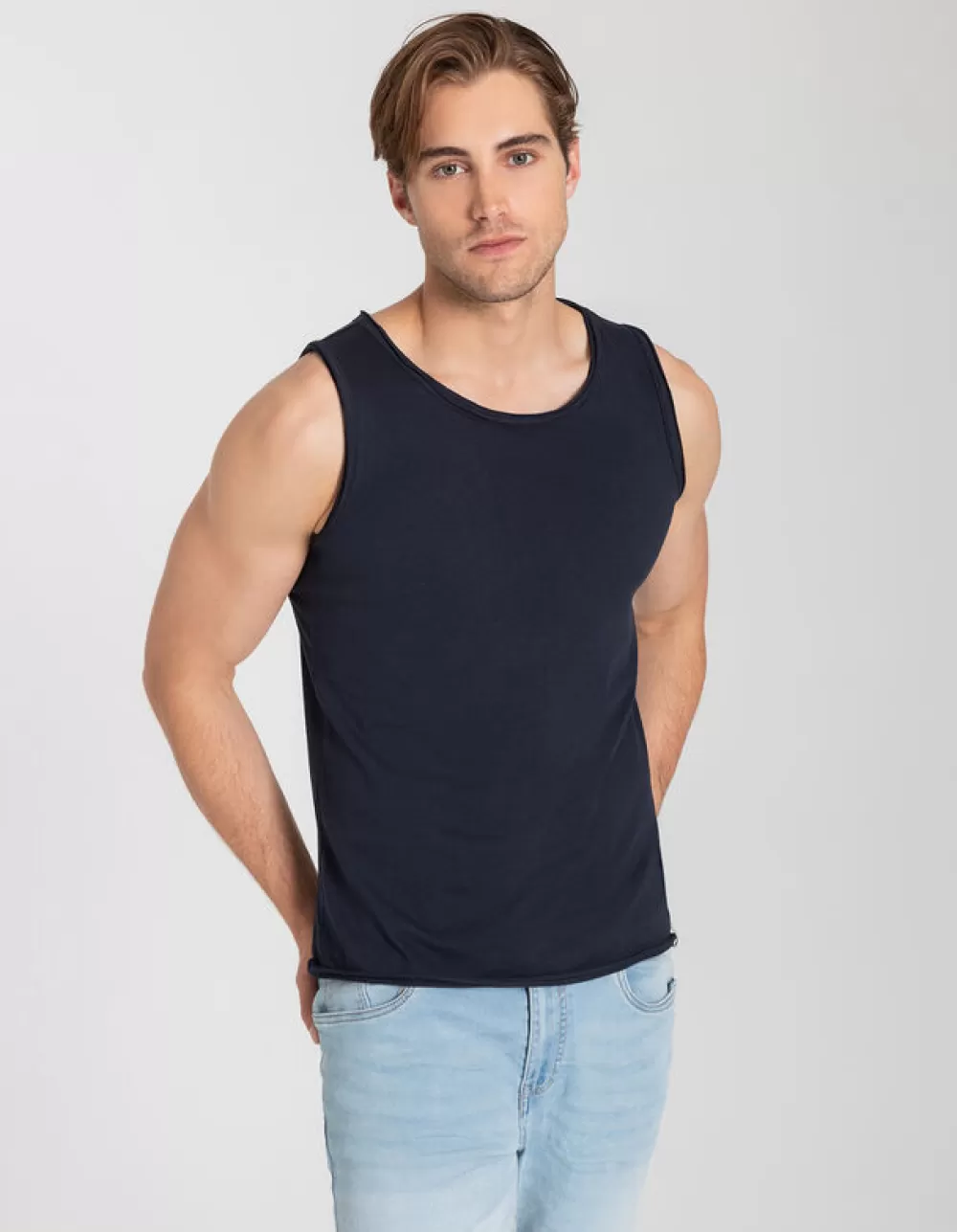 Best Jean Pascale Tanktop - Ronde Hals