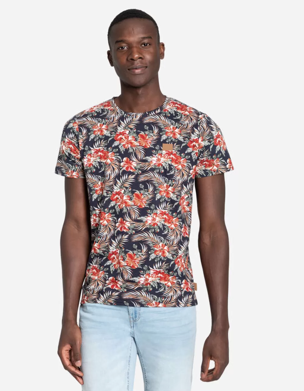 Shop Jean Pascale T-Shirt - Bloemenmotief