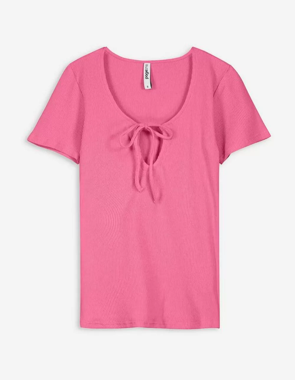 Best Sale Page One T-Shirt - Hals Met Cut-Out