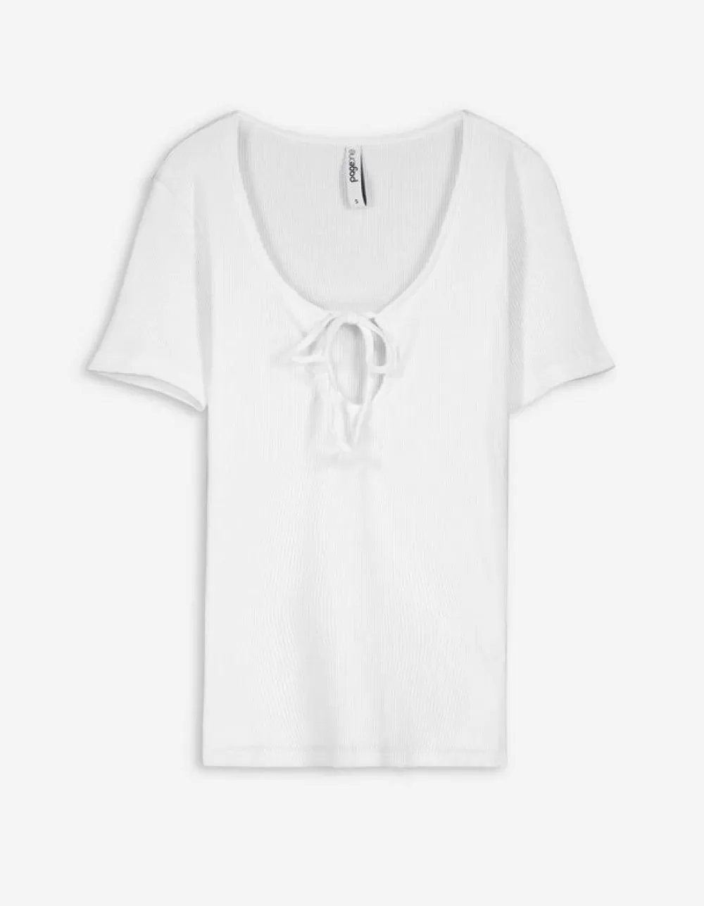 Cheap Page One T-Shirt - Hals Met Cut-Out