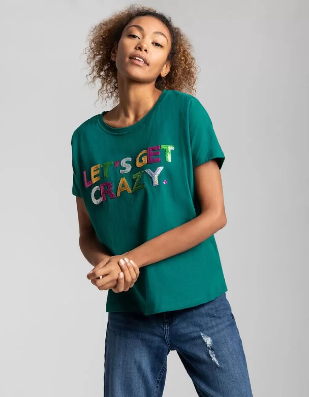 Cheap Page One T-Shirt - Met Pailletjes